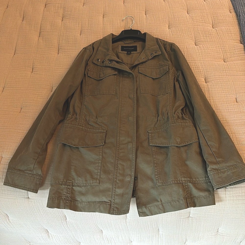Banana Republic olive green utility jacket